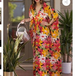 LIZ CAFTAN - FLOWER POWER